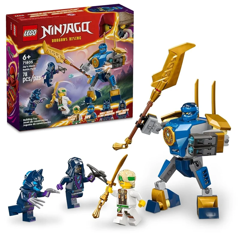 Jay's Mech Battle Pack Ninjago Minifigures Minifigures
